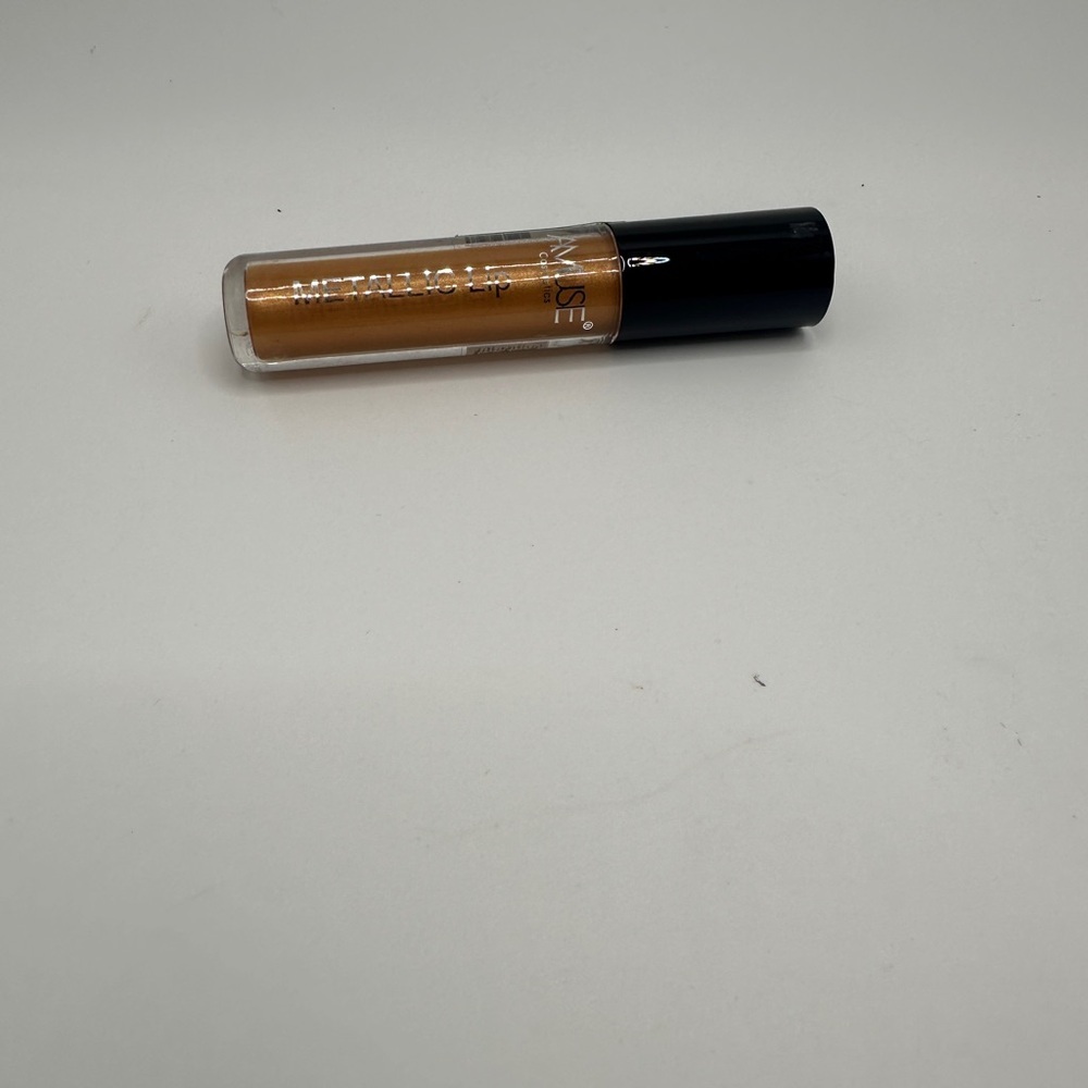 Amuse Metallic Liquid Long Lasting Lipstick - 2093-12 (Golden Bronze)
